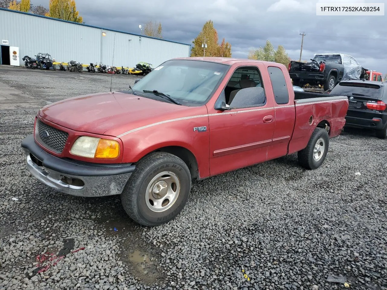 2002 Ford F150 VIN: 1FTRX17252KA28254 Lot: 78759864