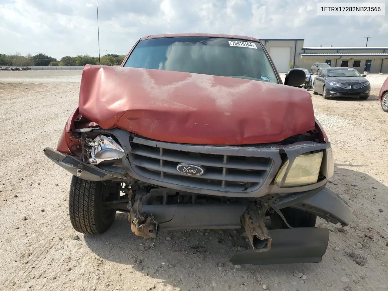 2002 Ford F150 VIN: 1FTRX17282NB23566 Lot: 78819164