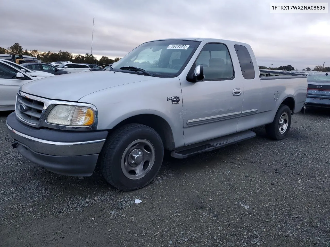 2002 Ford F150 VIN: 1FTRX17WX2NA08695 Lot: 78901594