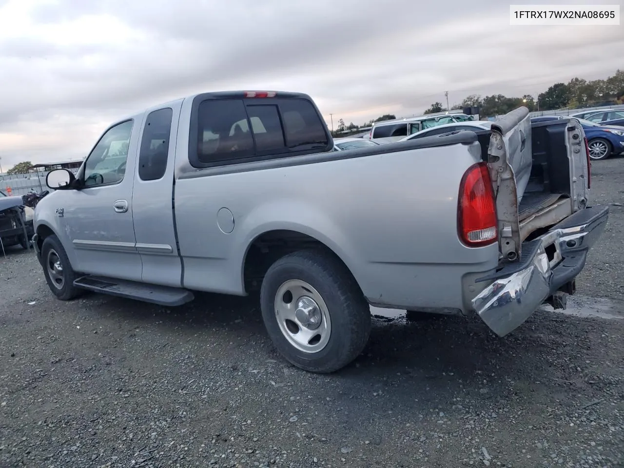 2002 Ford F150 VIN: 1FTRX17WX2NA08695 Lot: 78901594