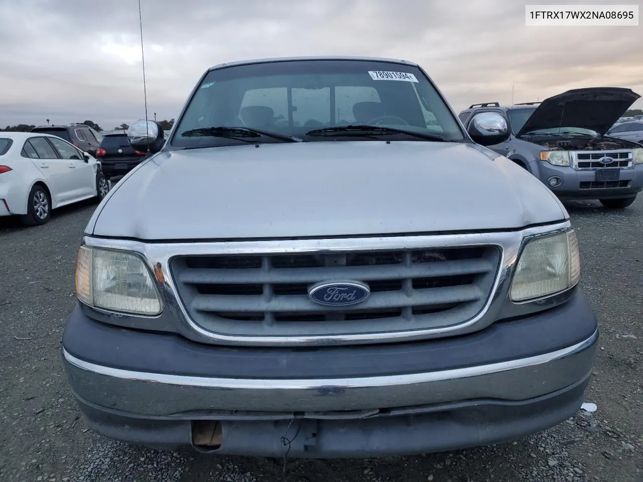 2002 Ford F150 VIN: 1FTRX17WX2NA08695 Lot: 78901594