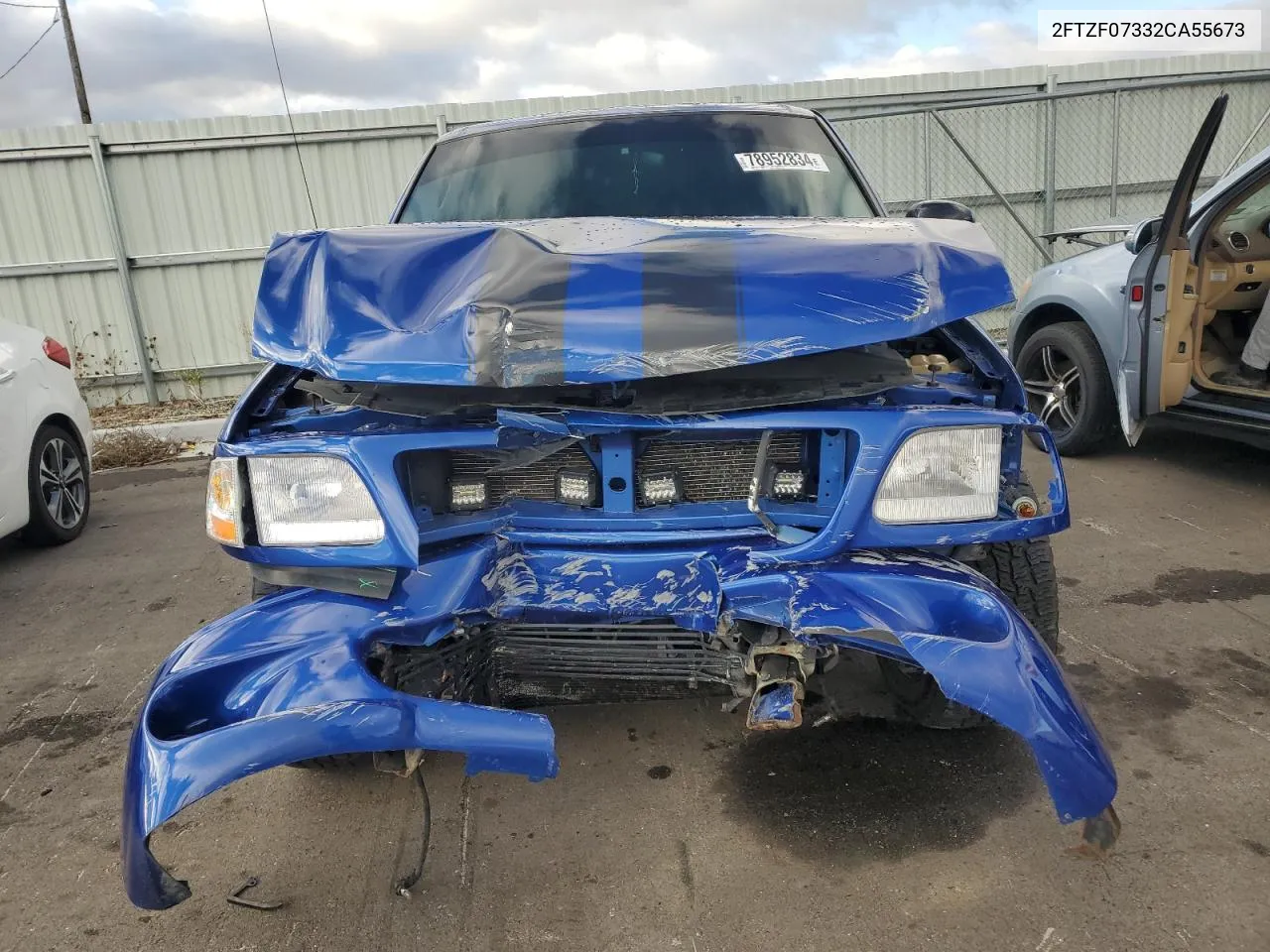 2002 Ford F150 Svt Lightning VIN: 2FTZF07332CA55673 Lot: 78952834