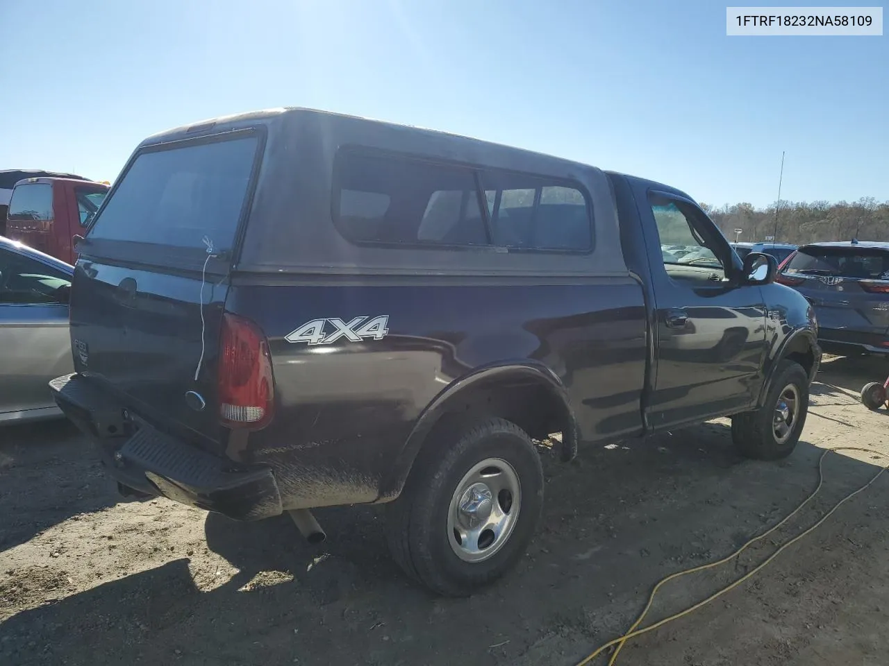 2002 Ford F150 VIN: 1FTRF18232NA58109 Lot: 79080674