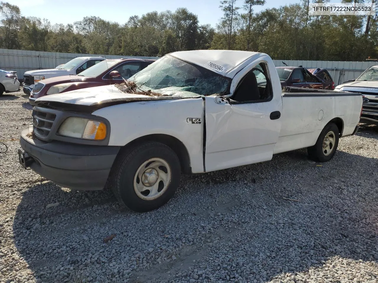 2002 Ford F150 VIN: 1FTRF17222NC05523 Lot: 79099594