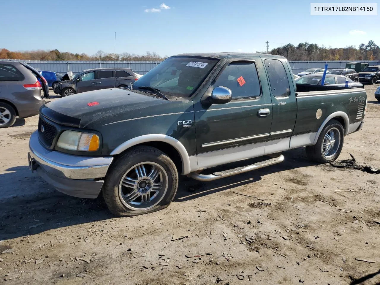 2002 Ford F150 VIN: 1FTRX17L82NB14150 Lot: 79231314