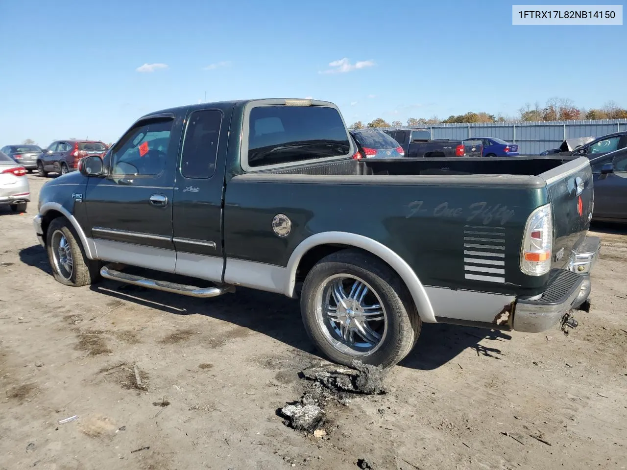 2002 Ford F150 VIN: 1FTRX17L82NB14150 Lot: 79231314