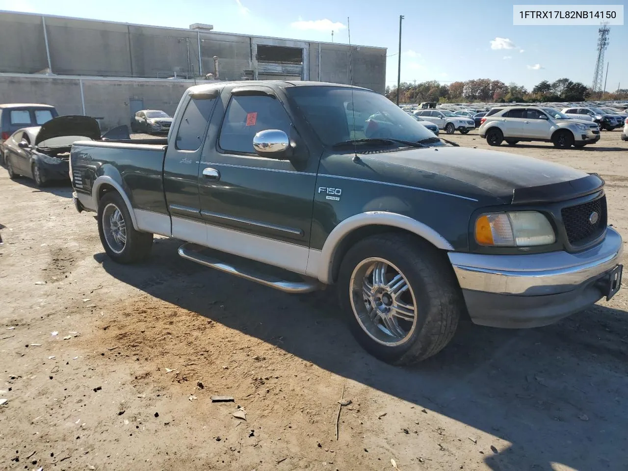 2002 Ford F150 VIN: 1FTRX17L82NB14150 Lot: 79231314