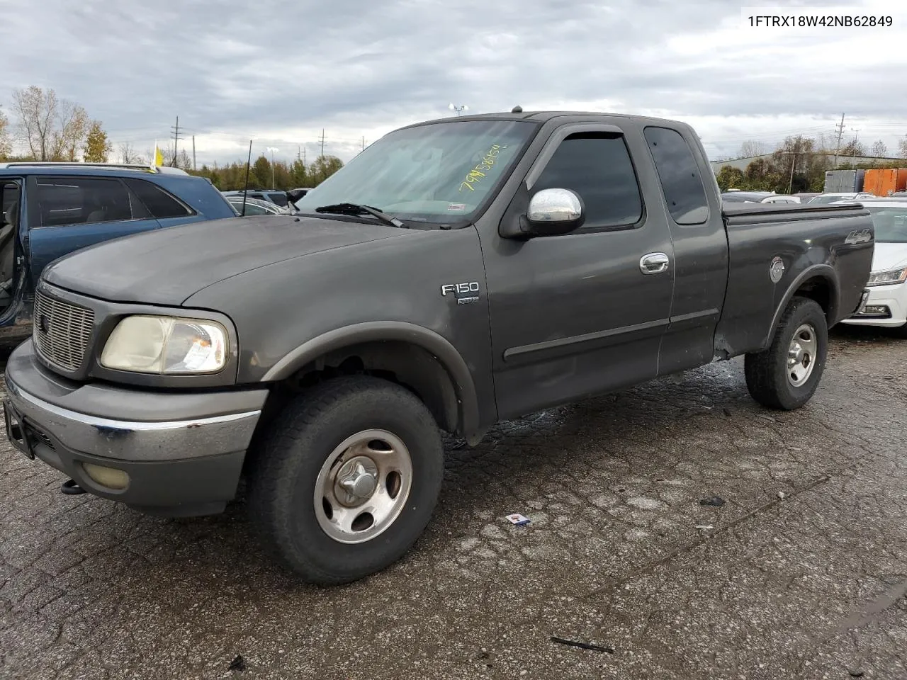 2002 Ford F150 VIN: 1FTRX18W42NB62849 Lot: 79458454