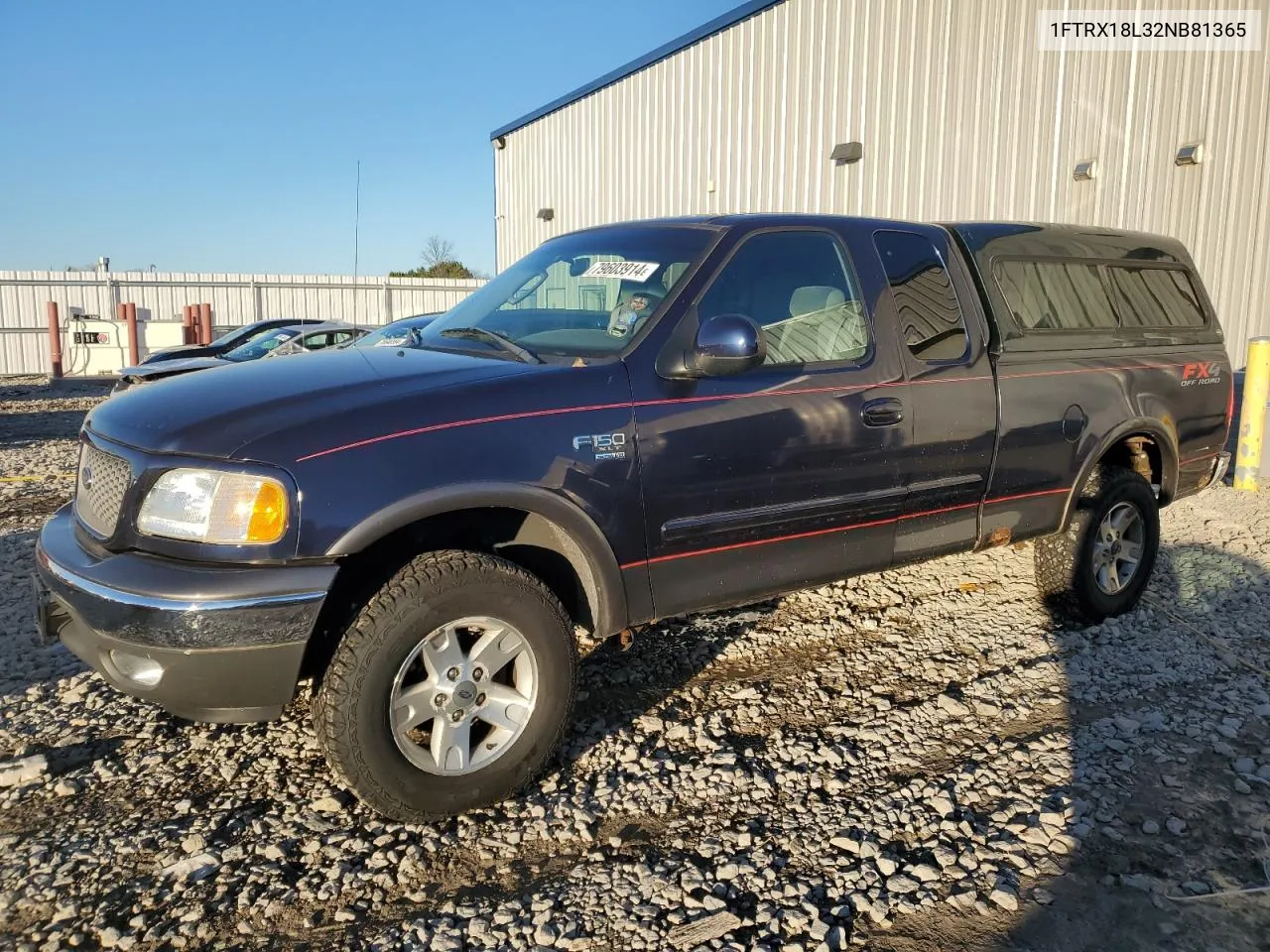 2002 Ford F150 VIN: 1FTRX18L32NB81365 Lot: 79603914