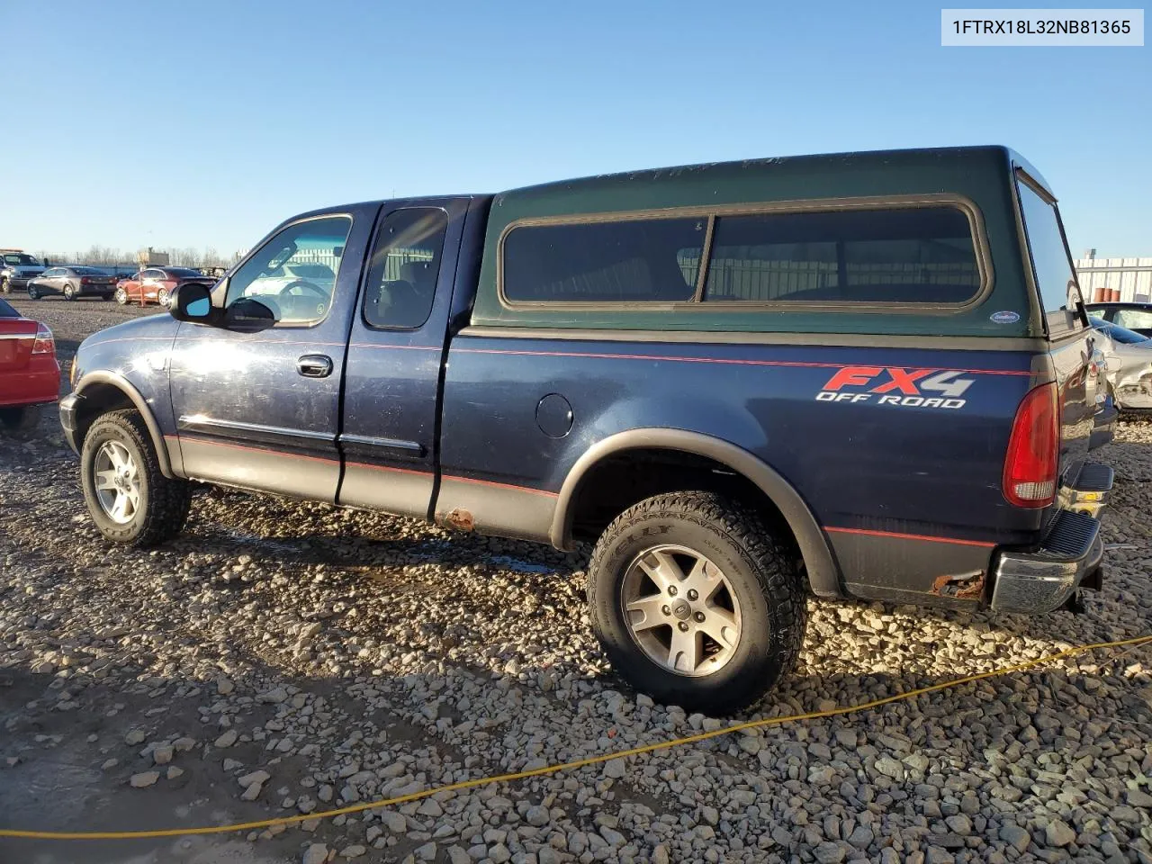 2002 Ford F150 VIN: 1FTRX18L32NB81365 Lot: 79603914