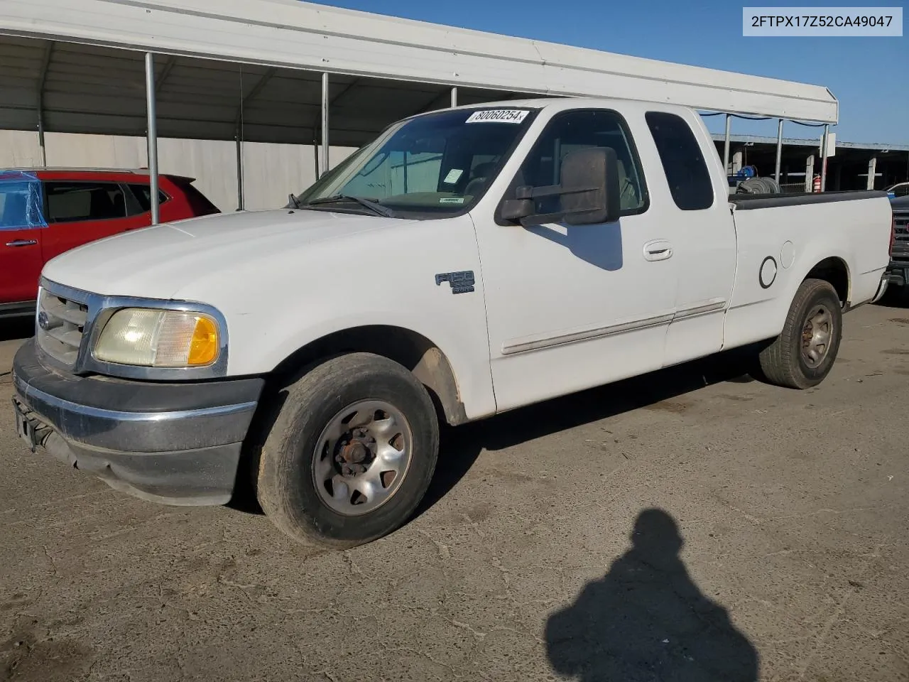 2002 Ford F150 VIN: 2FTPX17Z52CA49047 Lot: 80060254