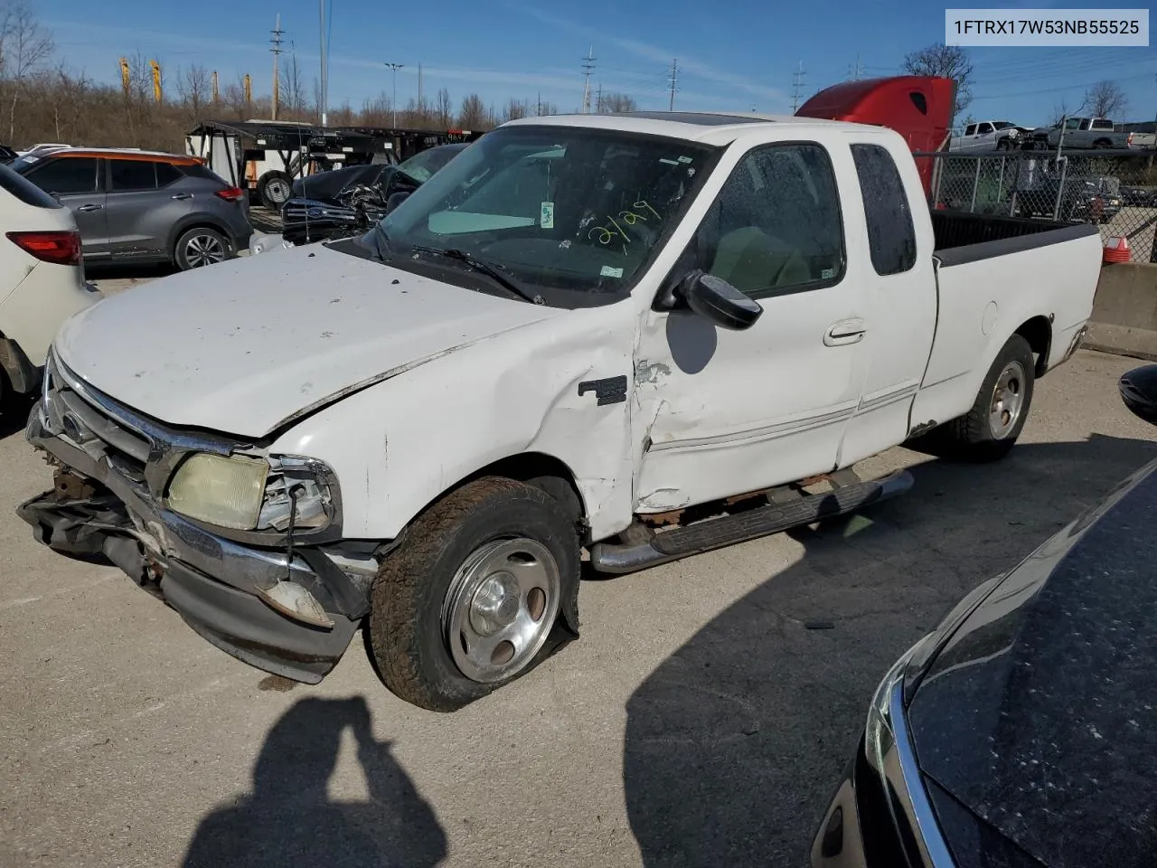 2003 Ford F150 VIN: 1FTRX17W53NB55525 Lot: 44986374