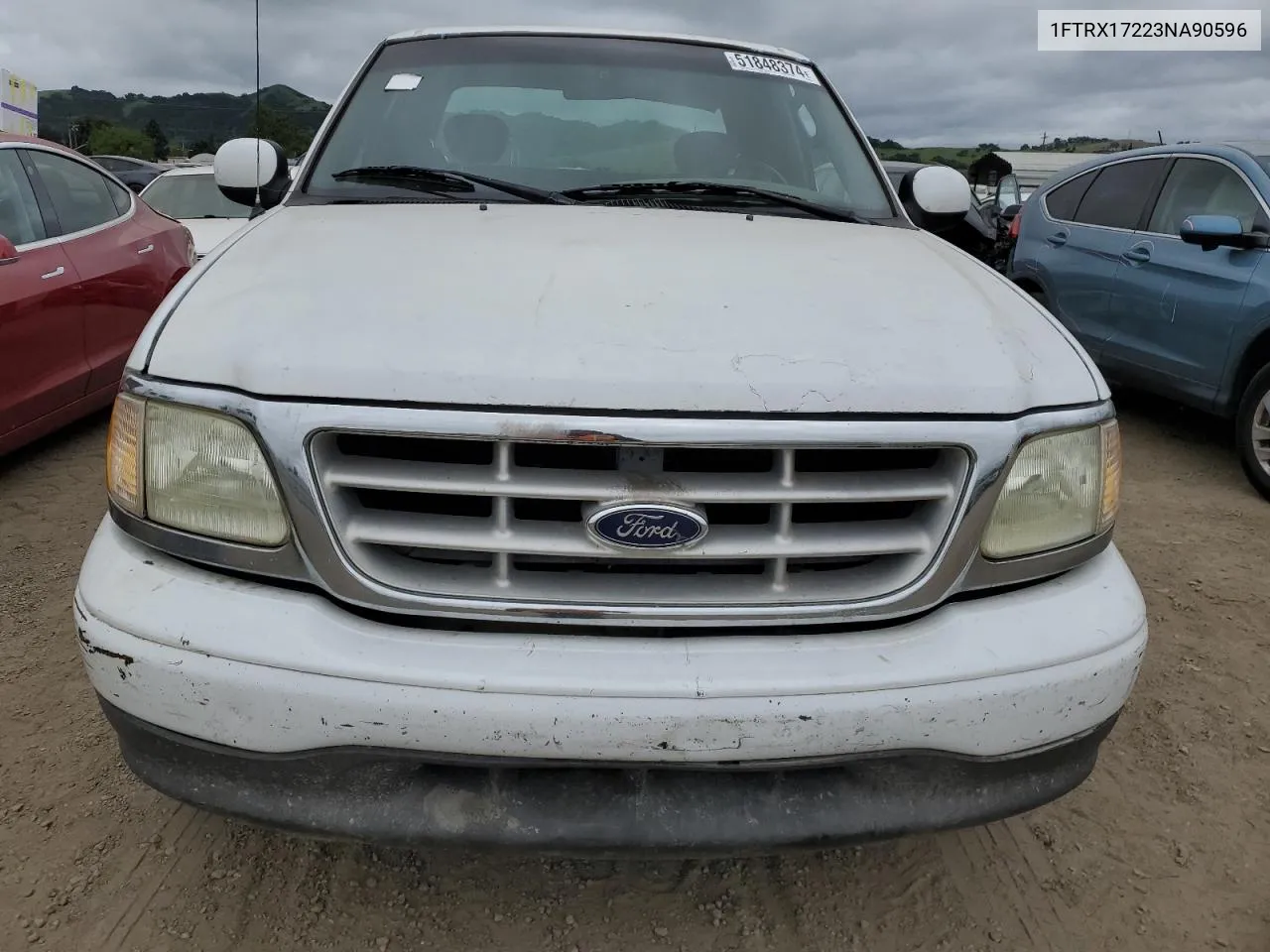 2003 Ford F150 VIN: 1FTRX17223NA90596 Lot: 51848374