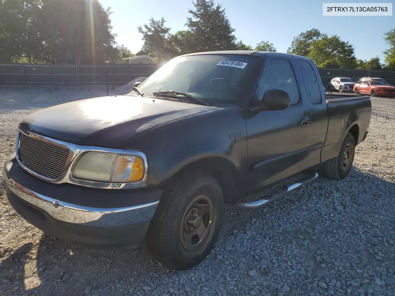 2003 Ford F150 VIN: 2FTRX17L13CA05763 Lot: 60476184