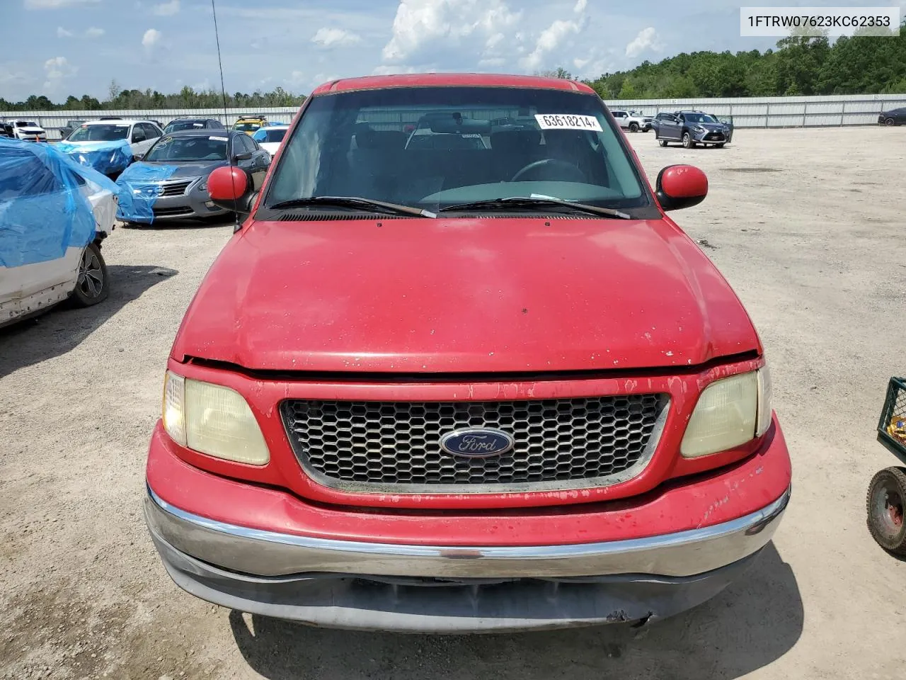 2003 Ford F150 Supercrew VIN: 1FTRW07623KC62353 Lot: 63618214