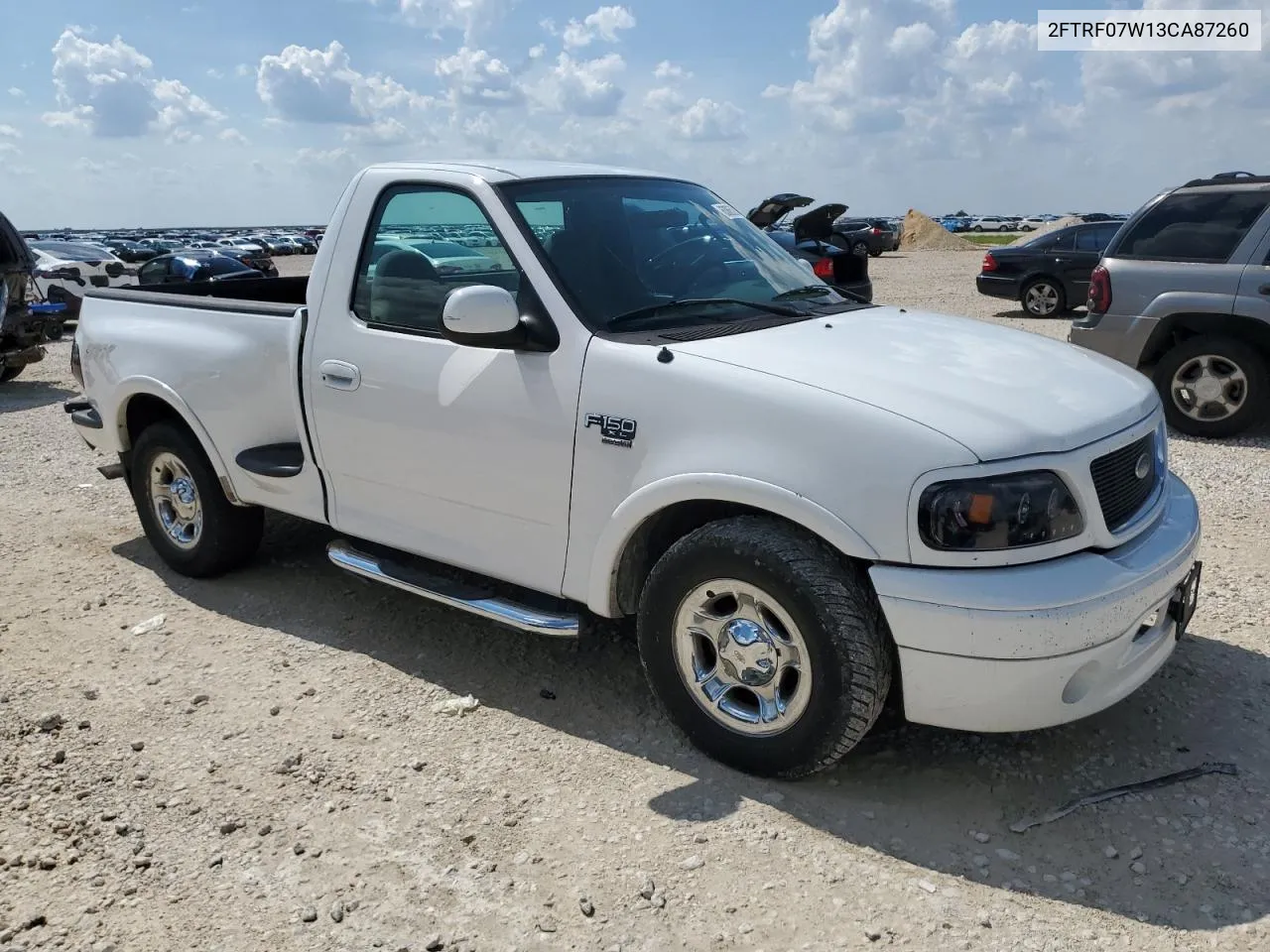 2003 Ford F150 VIN: 2FTRF07W13CA87260 Lot: 63865294