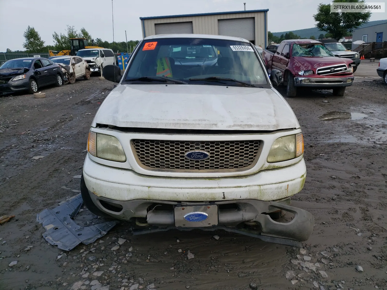 2003 Ford F150 VIN: 2FTRX18L63CA96561 Lot: 65328494