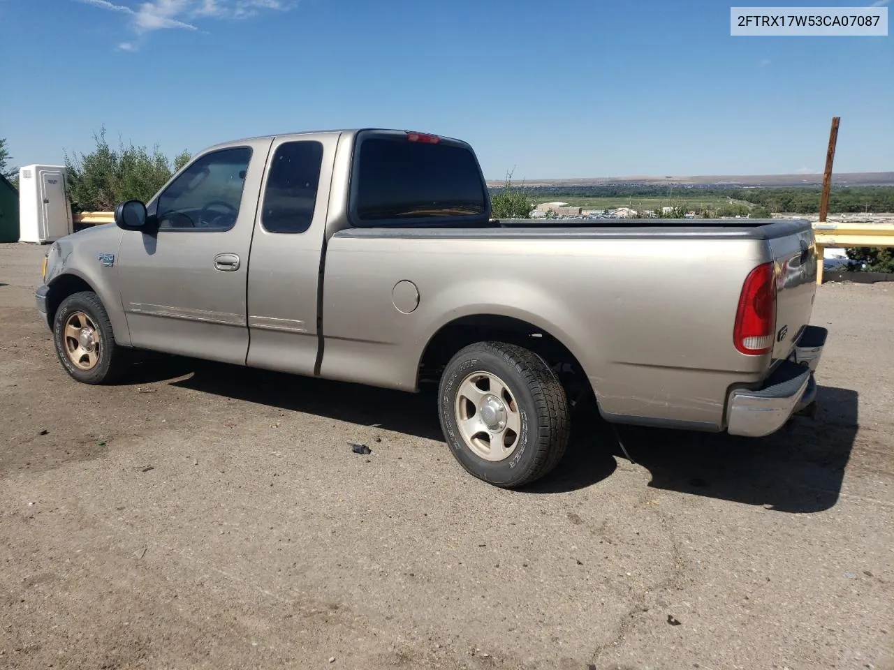 2003 Ford F150 VIN: 2FTRX17W53CA07087 Lot: 68459674