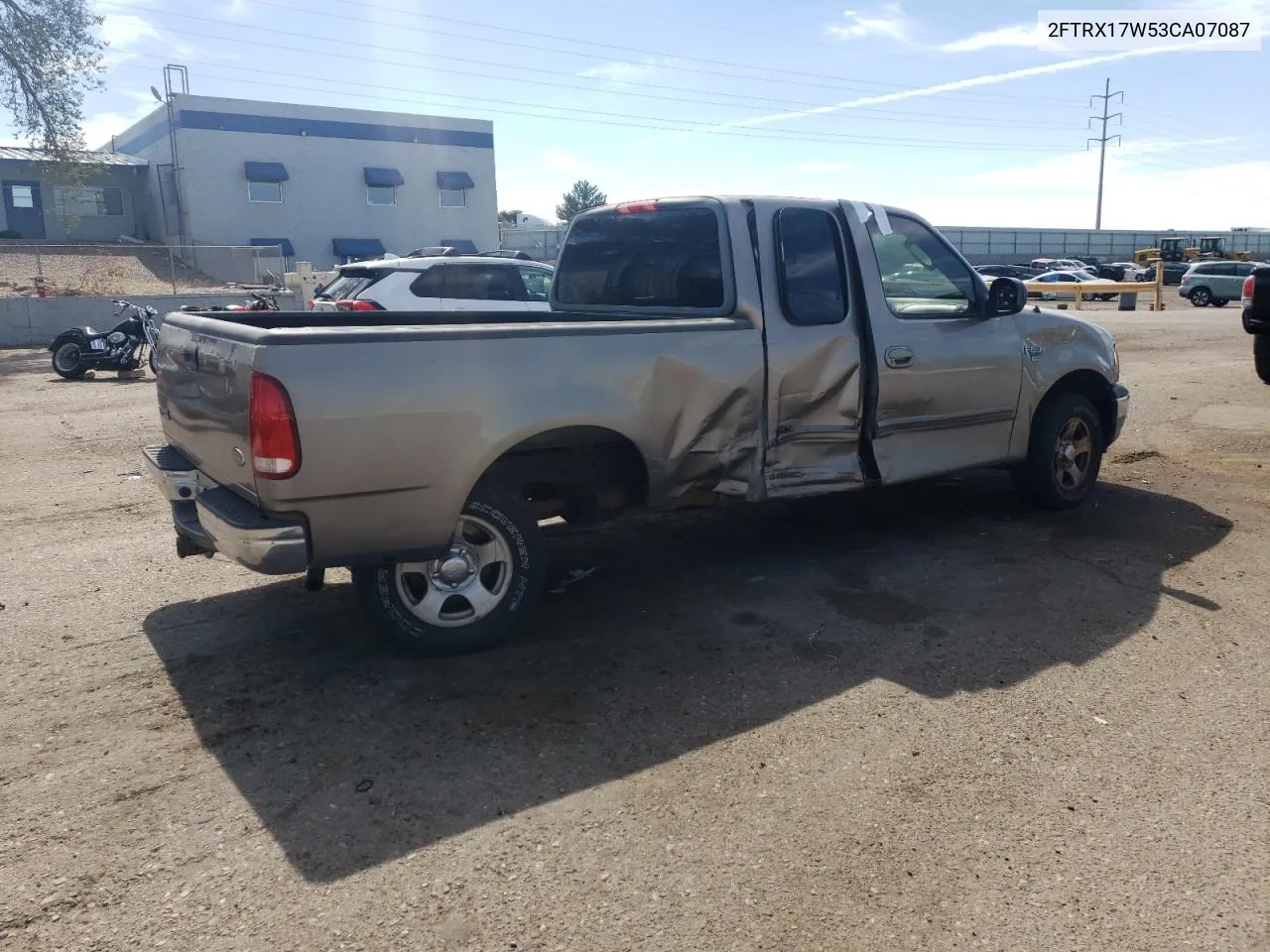 2003 Ford F150 VIN: 2FTRX17W53CA07087 Lot: 68459674