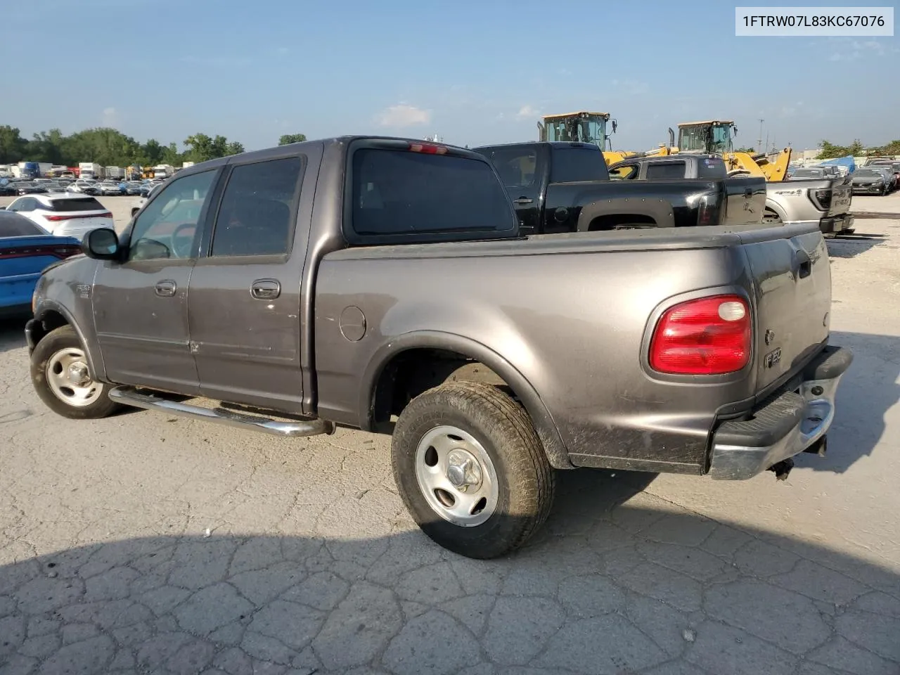 2003 Ford F150 Supercrew VIN: 1FTRW07L83KC67076 Lot: 68636314