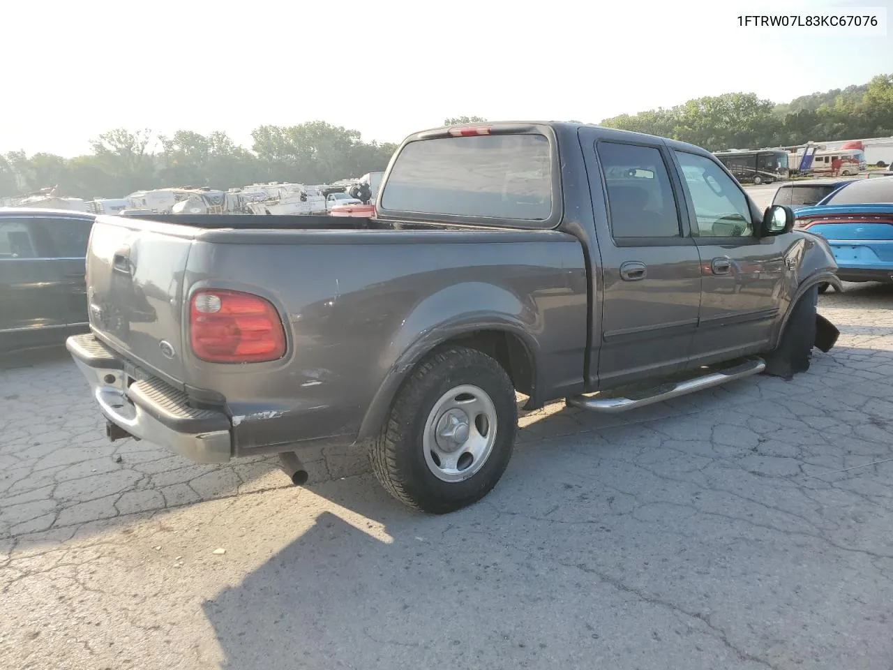 2003 Ford F150 Supercrew VIN: 1FTRW07L83KC67076 Lot: 68636314