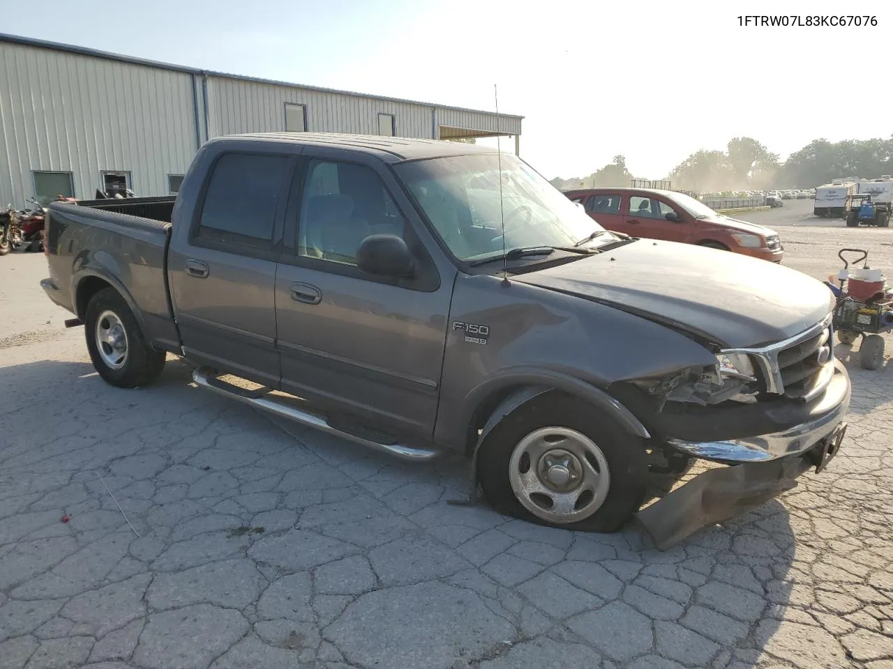 2003 Ford F150 Supercrew VIN: 1FTRW07L83KC67076 Lot: 68636314