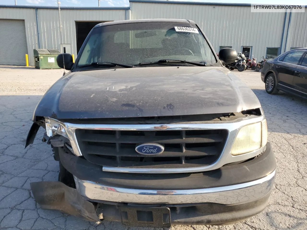 2003 Ford F150 Supercrew VIN: 1FTRW07L83KC67076 Lot: 68636314