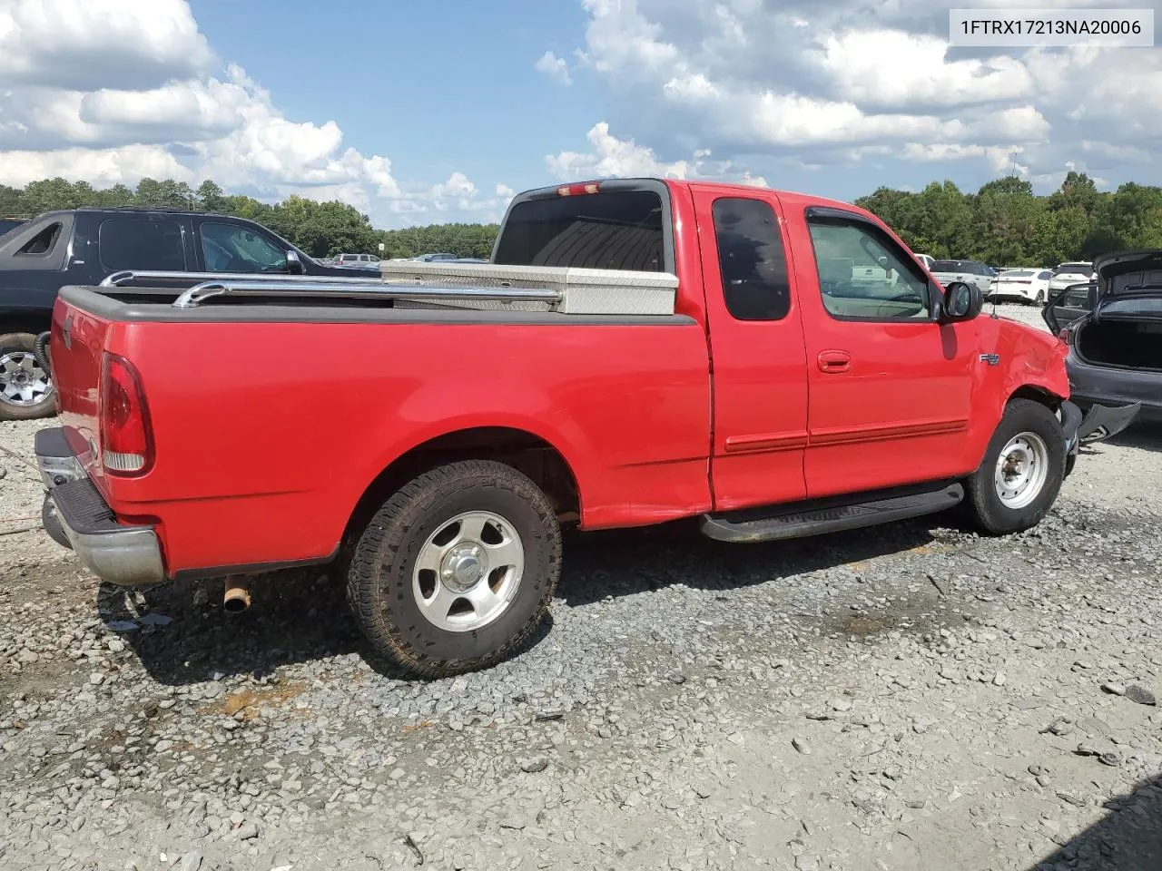 2003 Ford F150 VIN: 1FTRX17213NA20006 Lot: 69320584