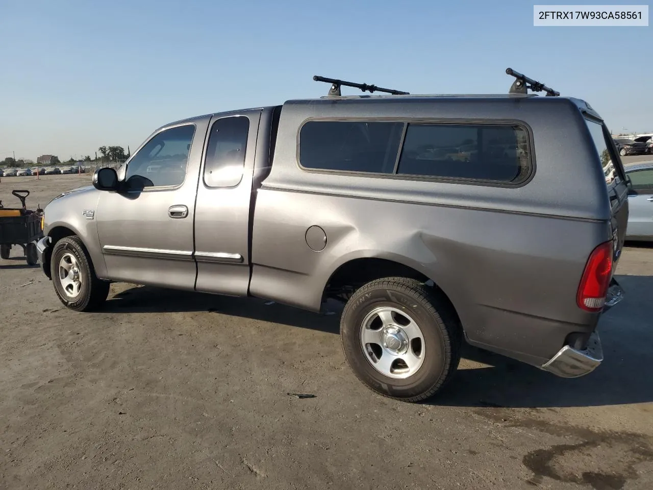 2003 Ford F150 VIN: 2FTRX17W93CA58561 Lot: 69643784