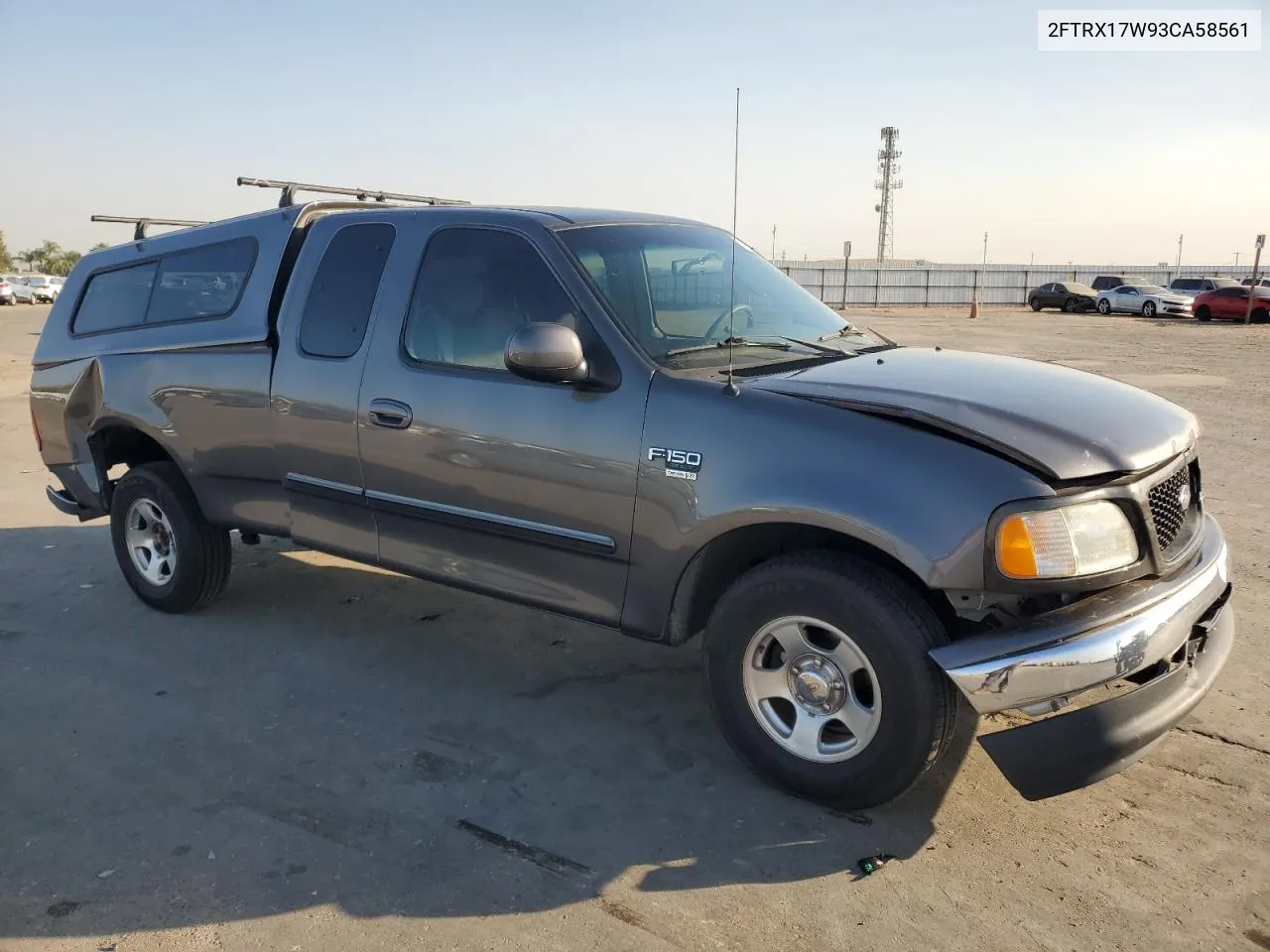 2003 Ford F150 VIN: 2FTRX17W93CA58561 Lot: 69643784