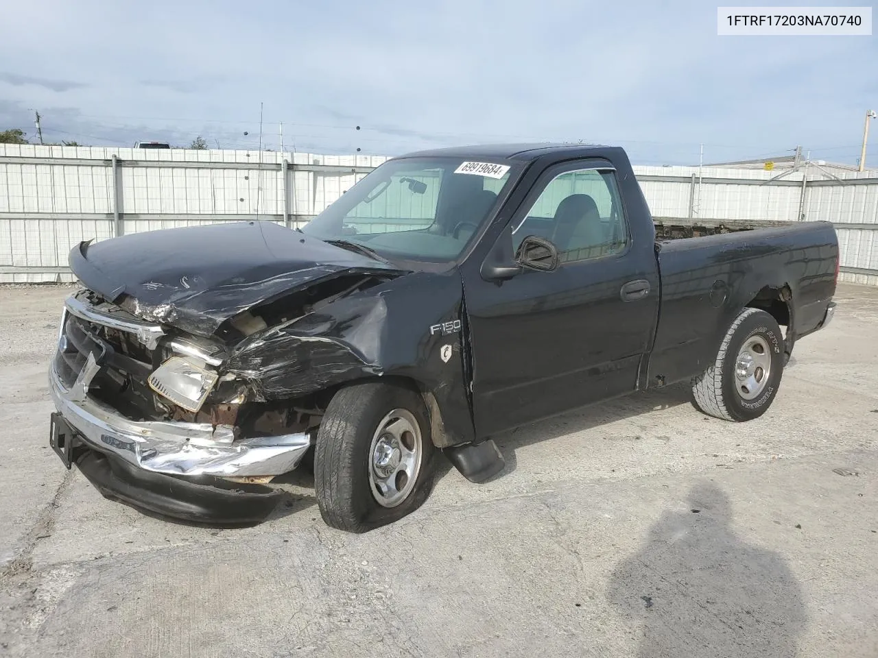 1FTRF17203NA70740 2003 Ford F150