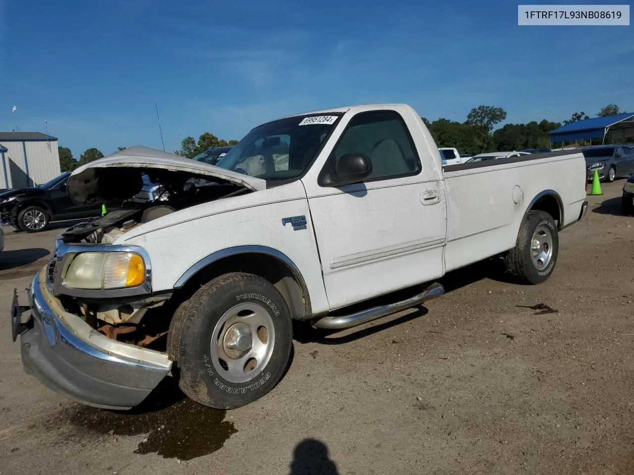 2003 Ford F150 VIN: 1FTRF17L93NB08619 Lot: 69951284