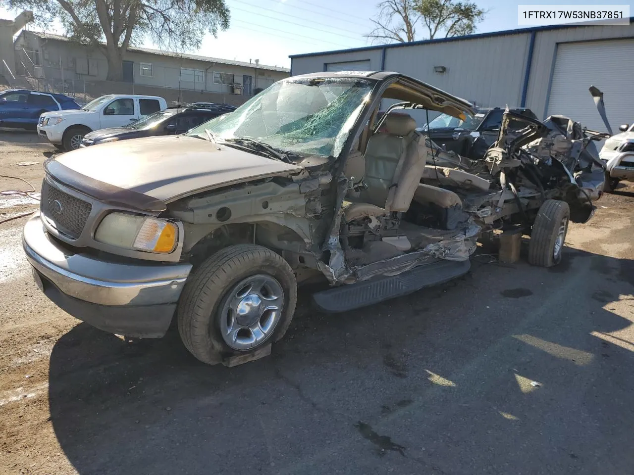 2003 Ford F150 VIN: 1FTRX17W53NB37851 Lot: 70030794