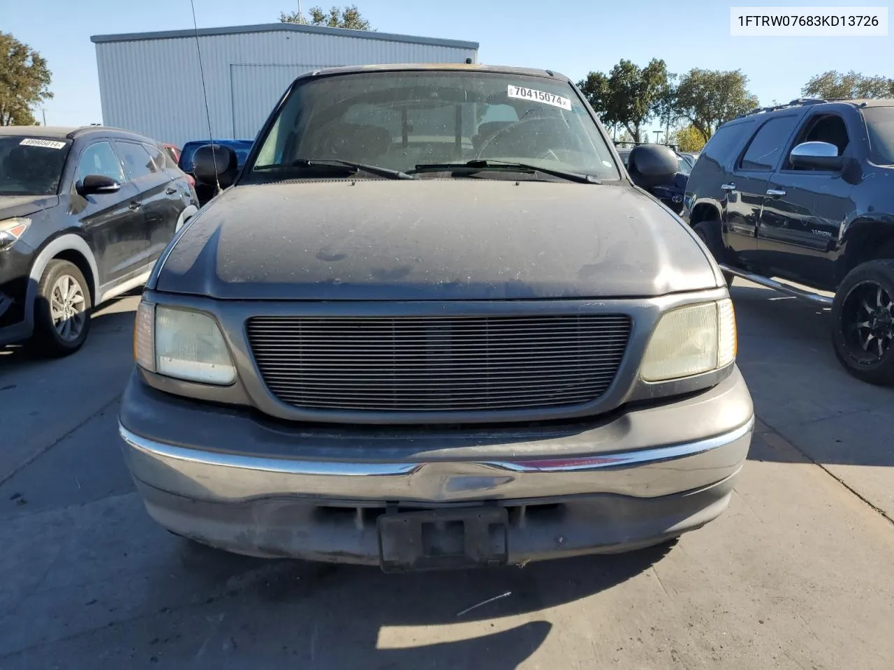 1FTRW07683KD13726 2003 Ford F150 Supercrew