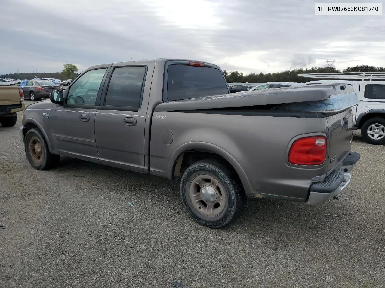 2003 Ford F150 Supercrew VIN: 1FTRW07653KC81740 Lot: 70907794