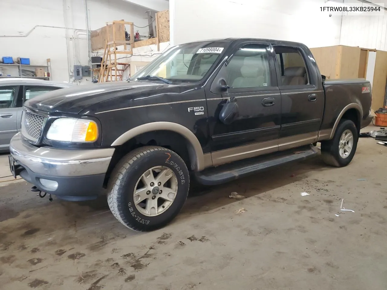 1FTRW08L33KB25944 2003 Ford F150 Supercrew