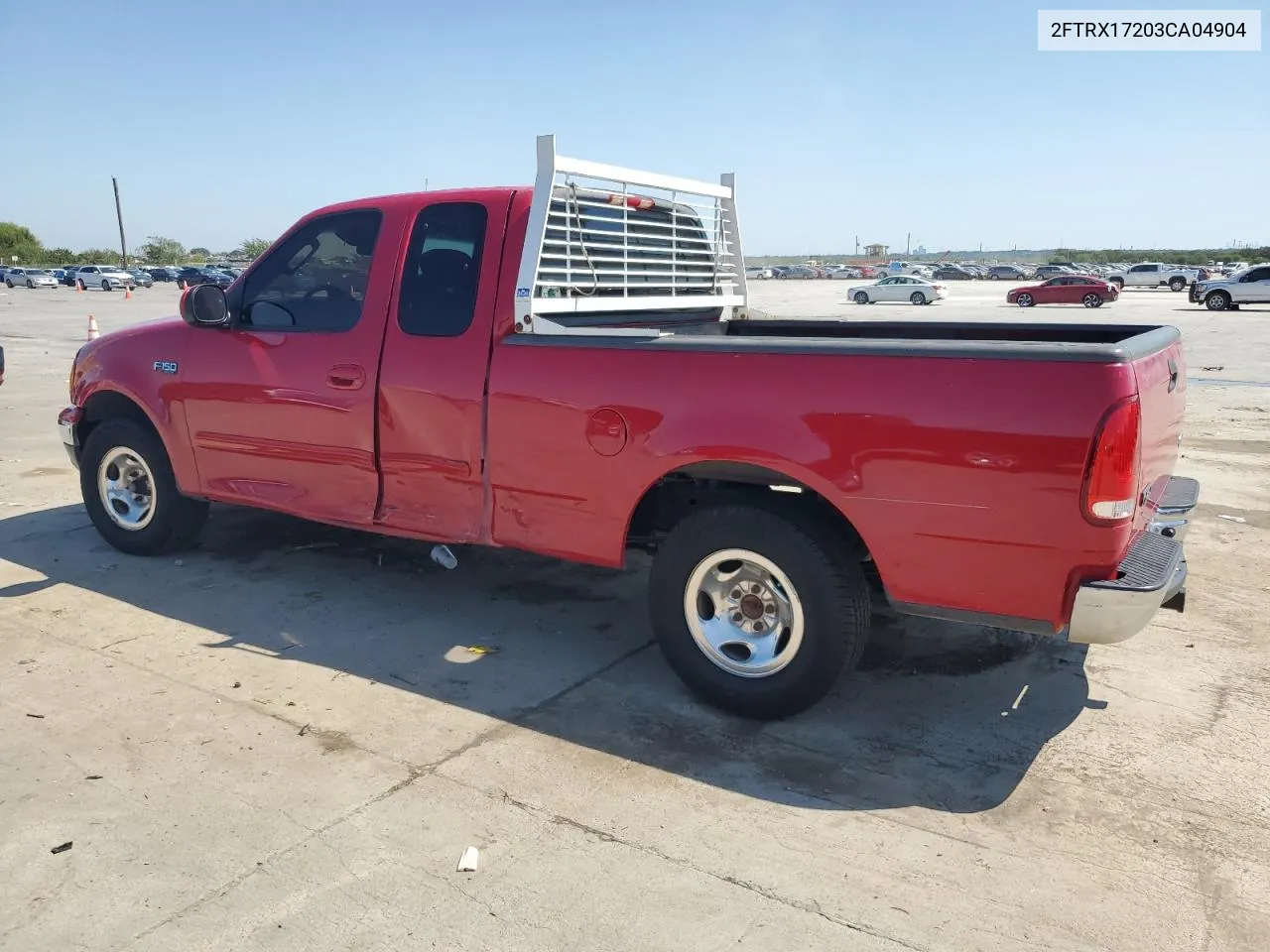 2003 Ford F150 VIN: 2FTRX17203CA04904 Lot: 71270084