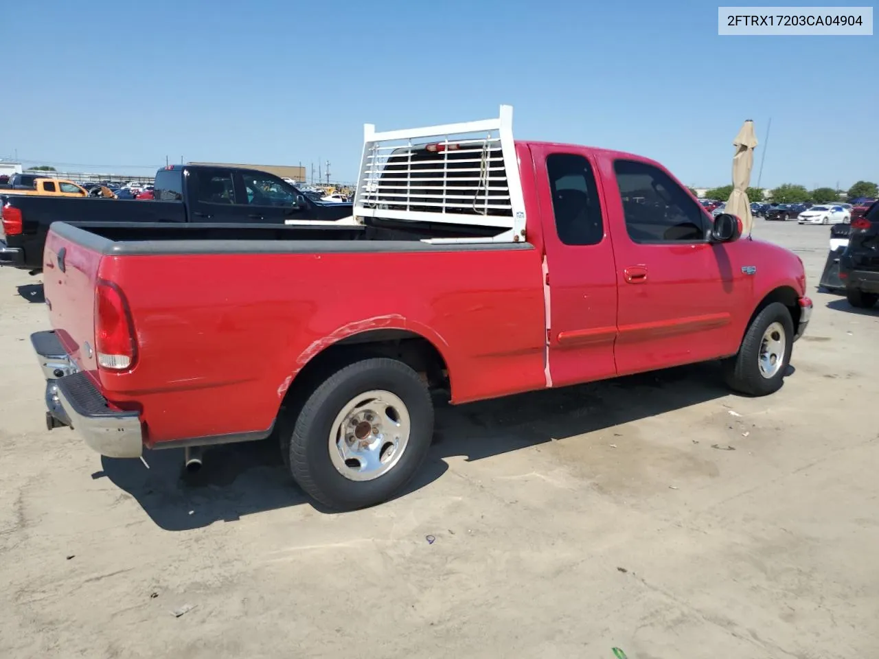 2003 Ford F150 VIN: 2FTRX17203CA04904 Lot: 71270084