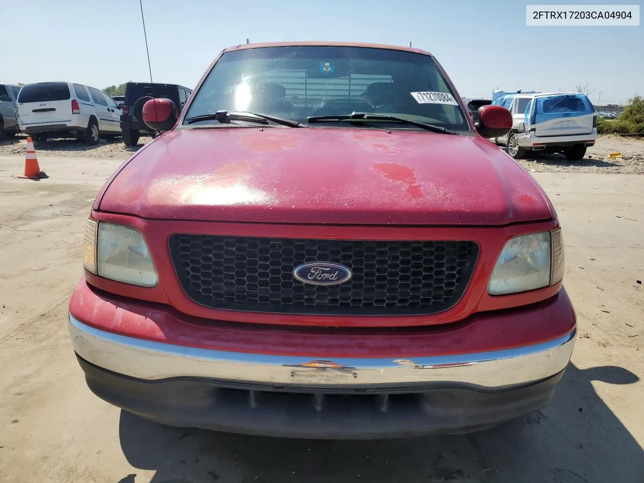 2003 Ford F150 VIN: 2FTRX17203CA04904 Lot: 71270084