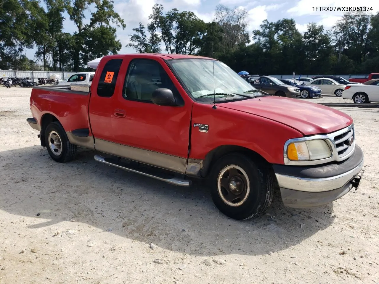 1FTRX07WX3KD51374 2003 Ford F150