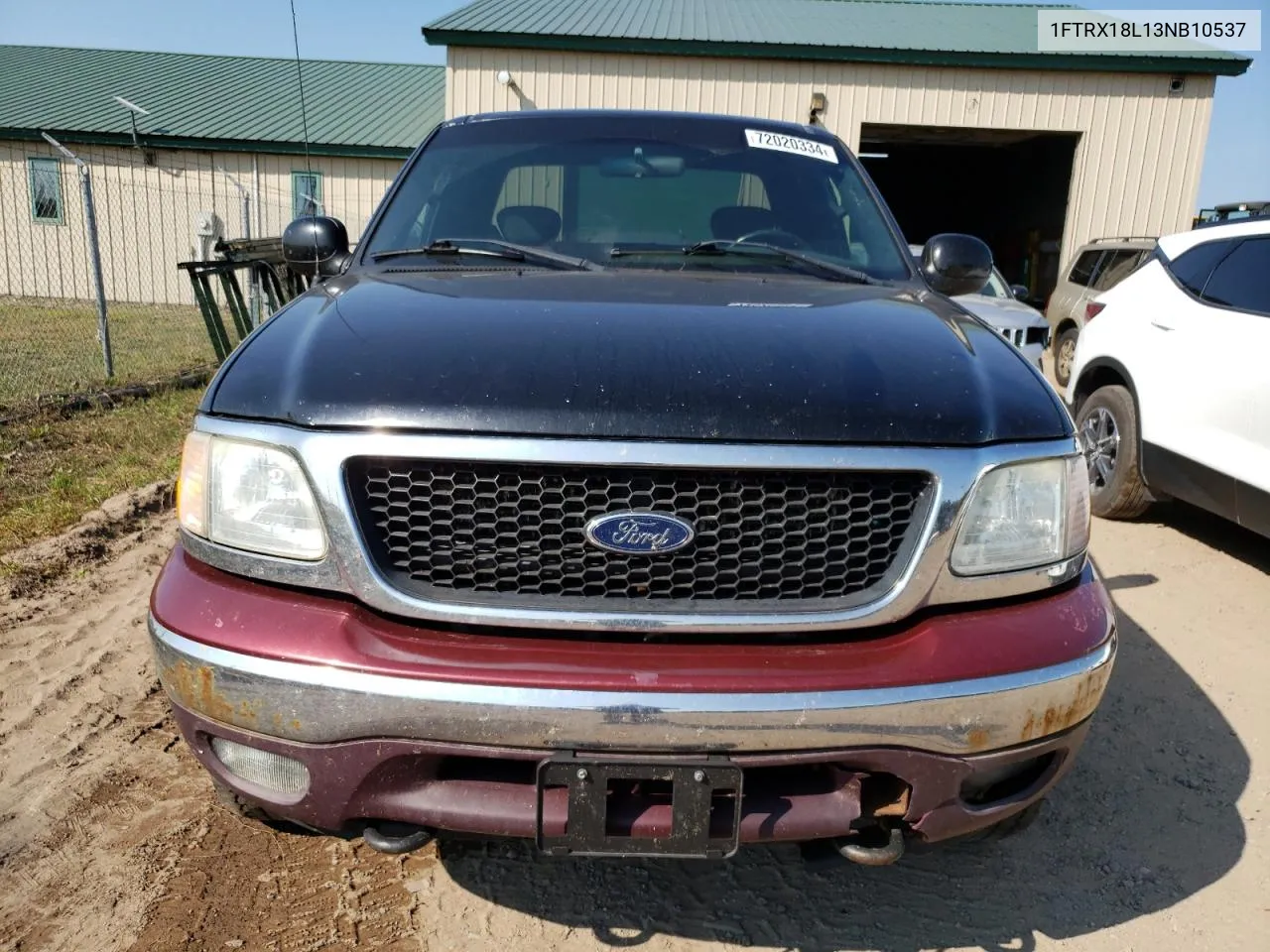 2003 Ford F150 VIN: 1FTRX18L13NB10537 Lot: 72020334