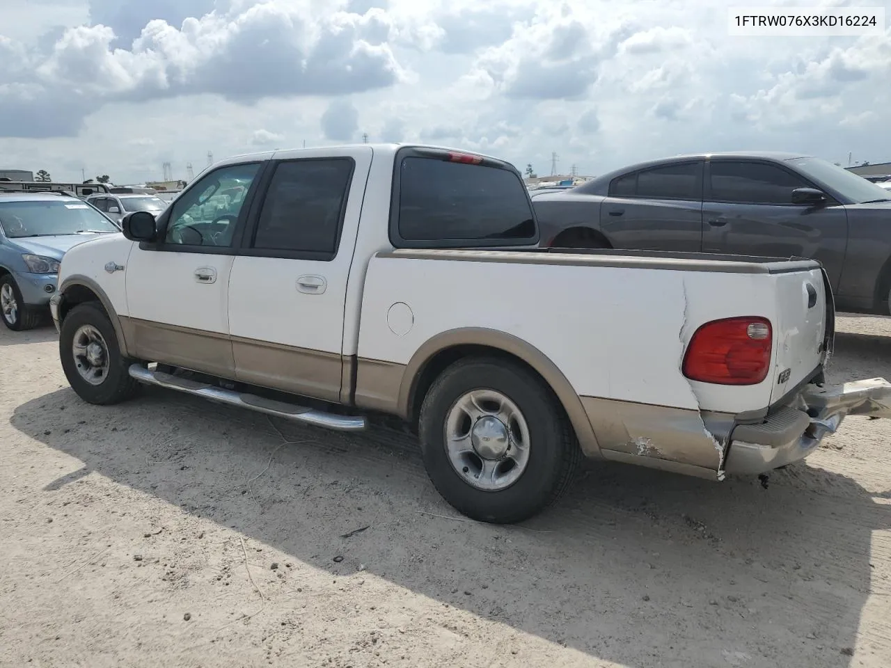 2003 Ford F150 Supercrew VIN: 1FTRW076X3KD16224 Lot: 72170904