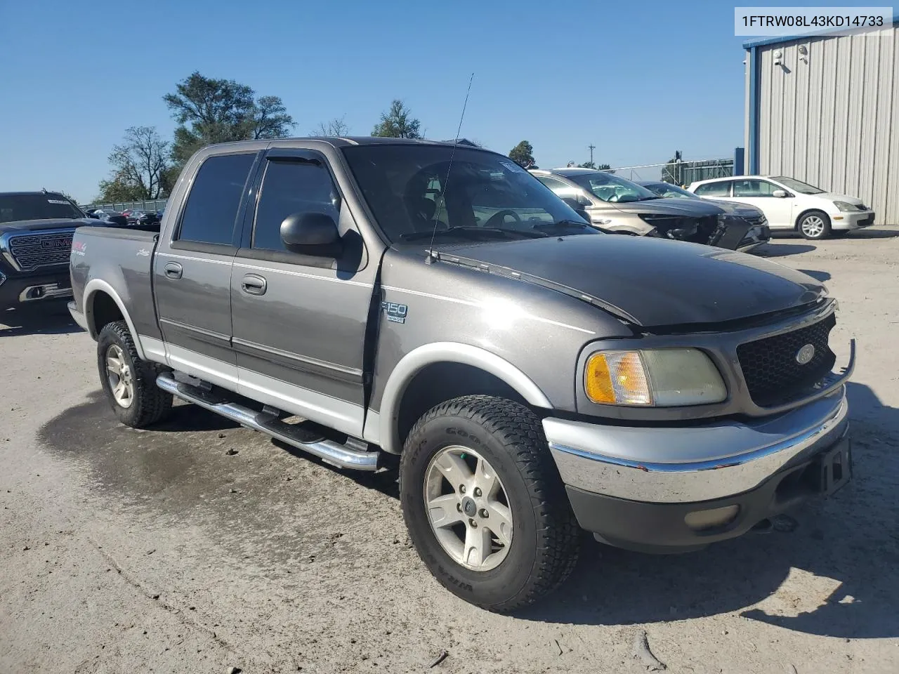 2003 Ford F150 Supercrew VIN: 1FTRW08L43KD14733 Lot: 73974644