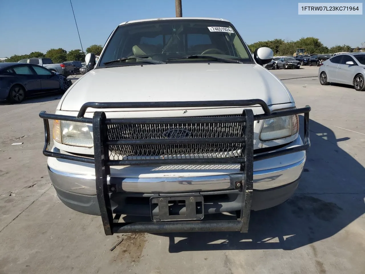 2003 Ford F150 Supercrew VIN: 1FTRW07L23KC71964 Lot: 74651924