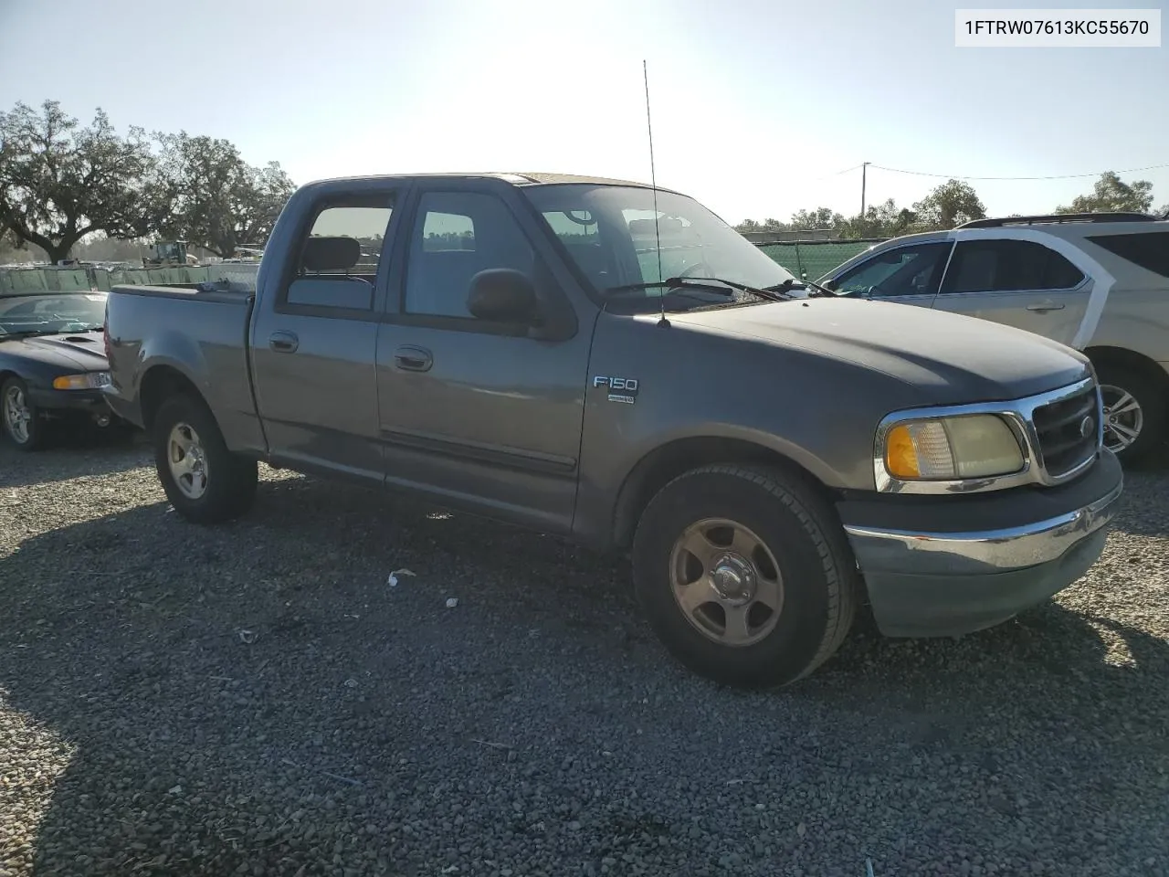 2003 Ford F150 Supercrew VIN: 1FTRW07613KC55670 Lot: 78934364