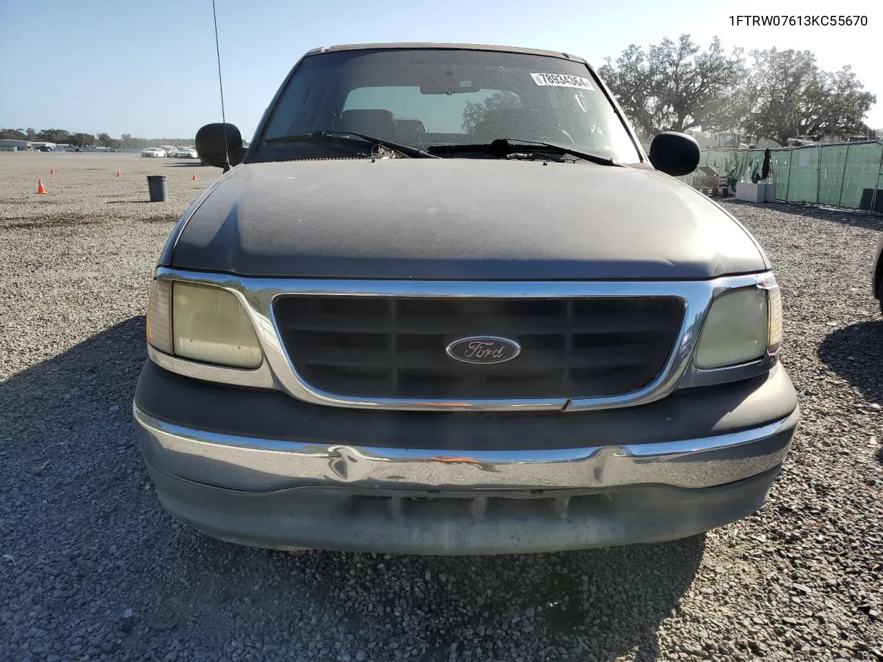 2003 Ford F150 Supercrew VIN: 1FTRW07613KC55670 Lot: 78934364