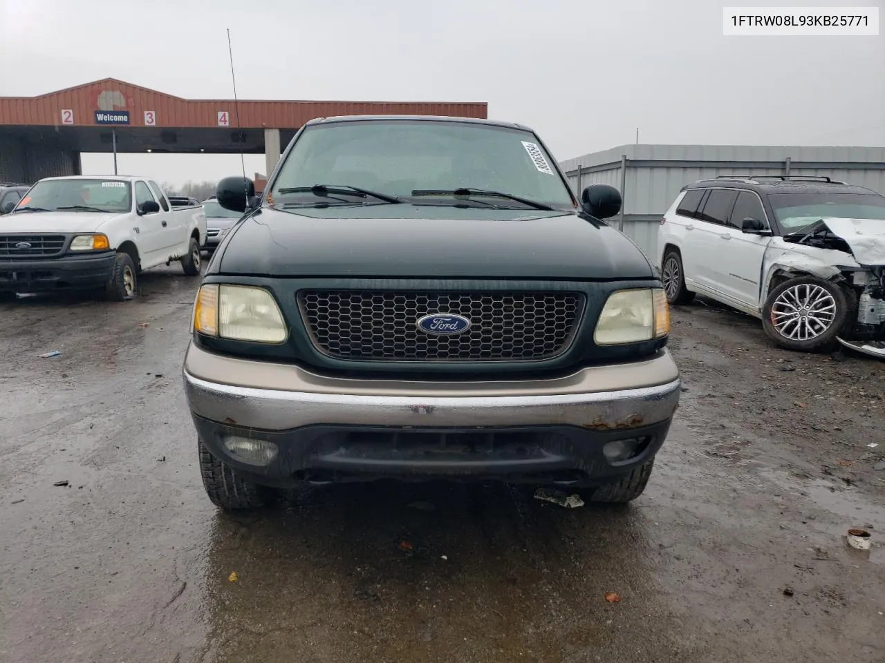 2003 Ford F150 Supercrew VIN: 1FTRW08L93KB25771 Lot: 80863554