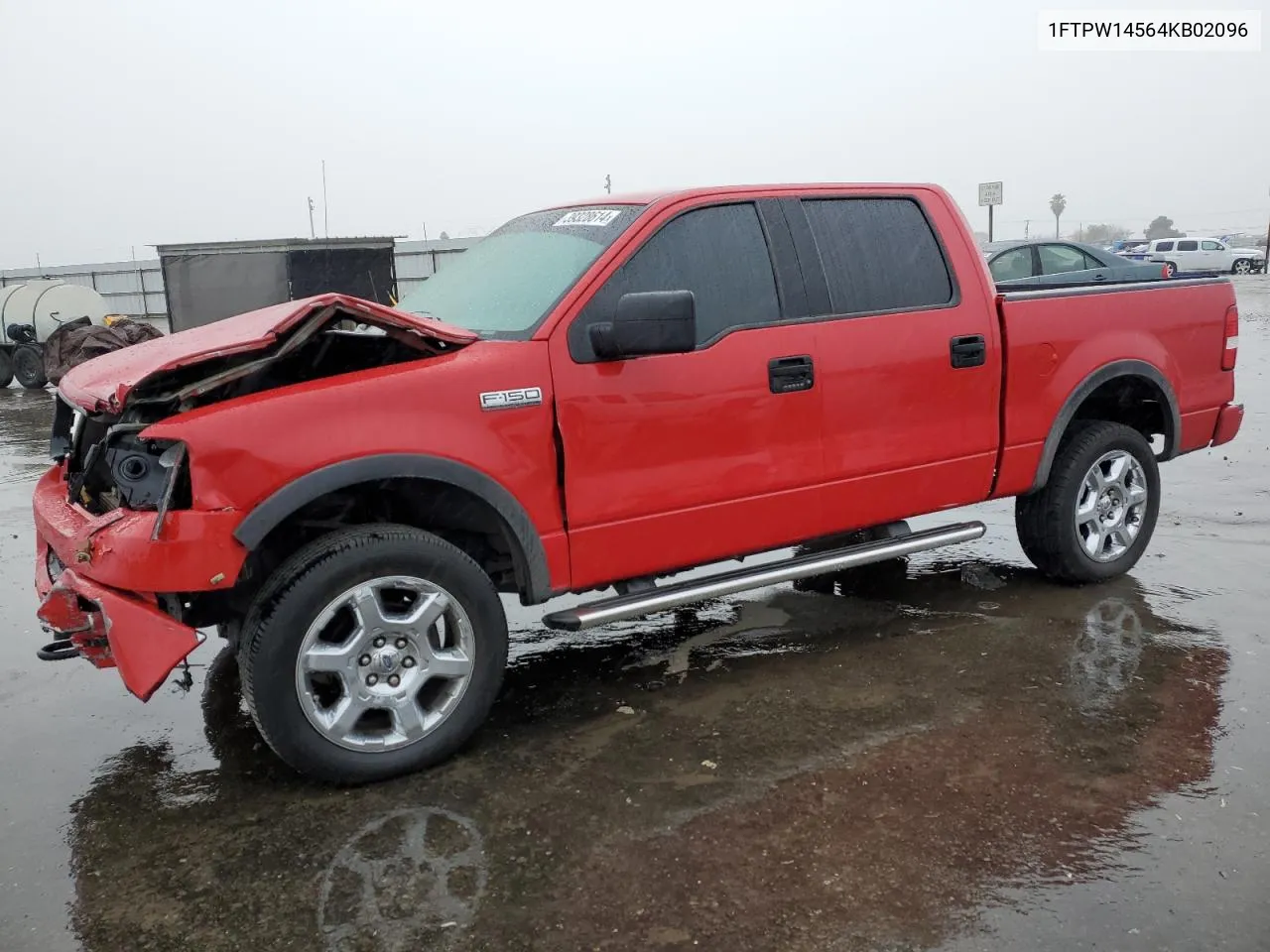 2004 Ford F150 Supercrew VIN: 1FTPW14564KB02096 Lot: 39328614