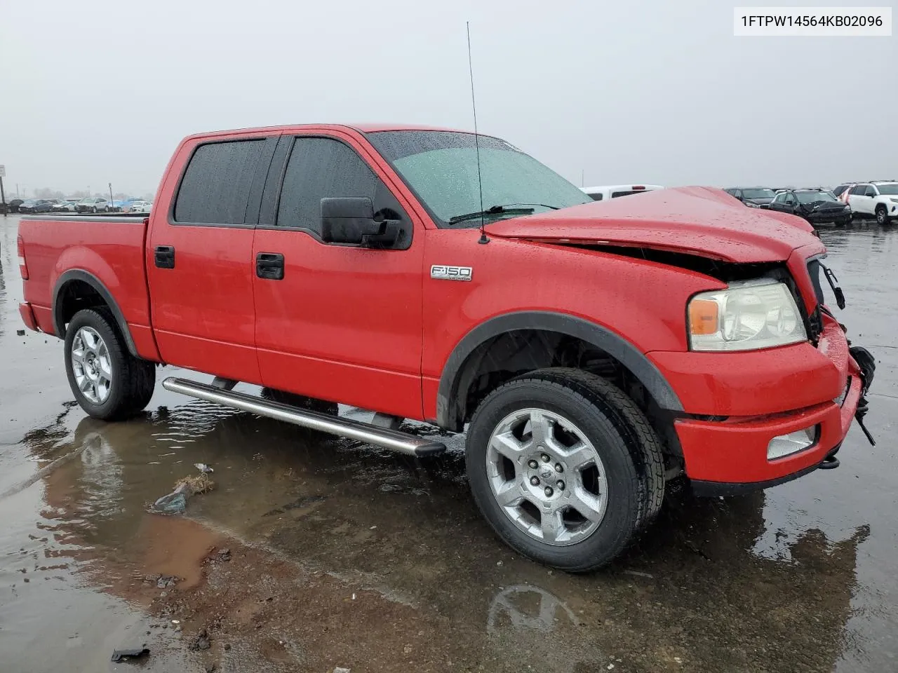 2004 Ford F150 Supercrew VIN: 1FTPW14564KB02096 Lot: 39328614