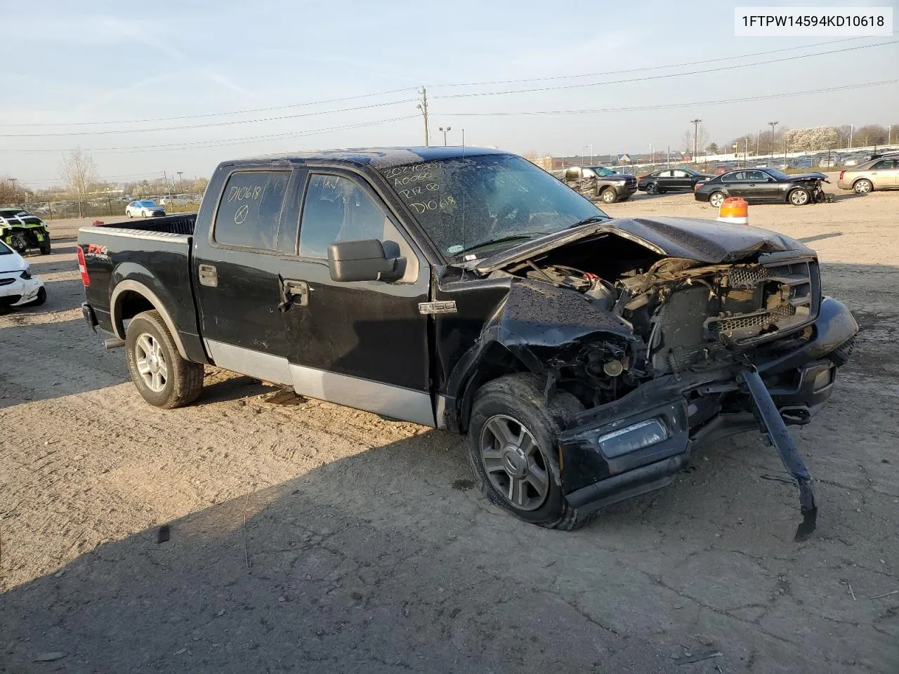 2004 Ford F150 Supercrew VIN: 1FTPW14594KD10618 Lot: 48931634